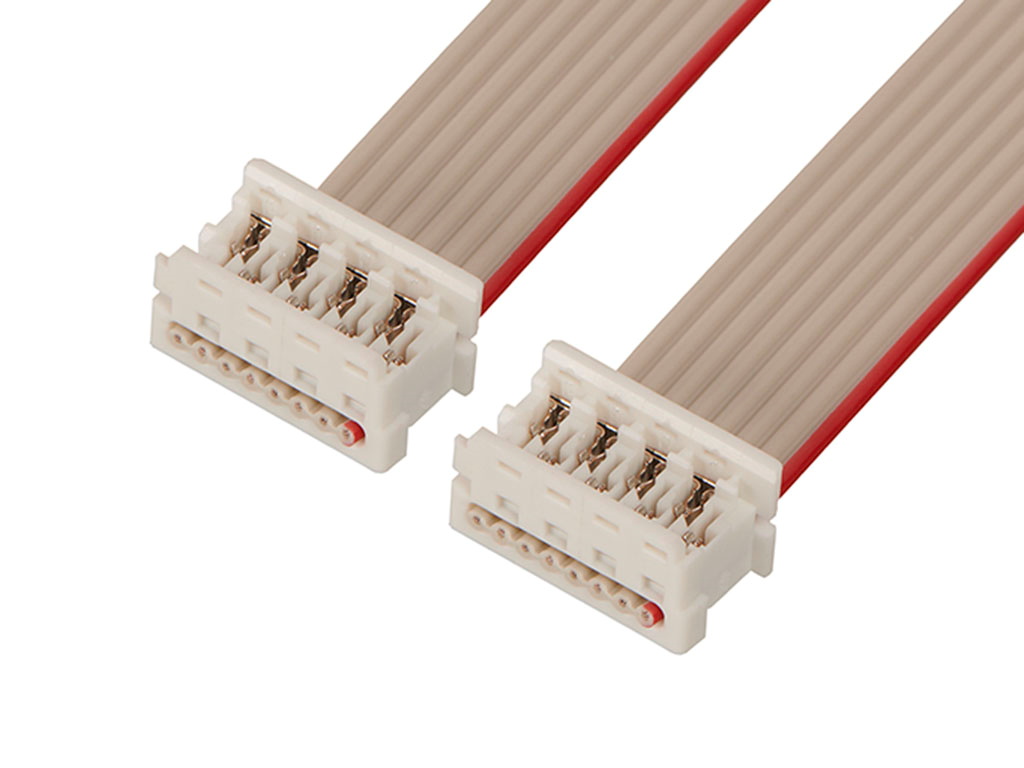 923150808 Cable plano Molex Picoflex, paso 1.27mm, long. 80mm, con