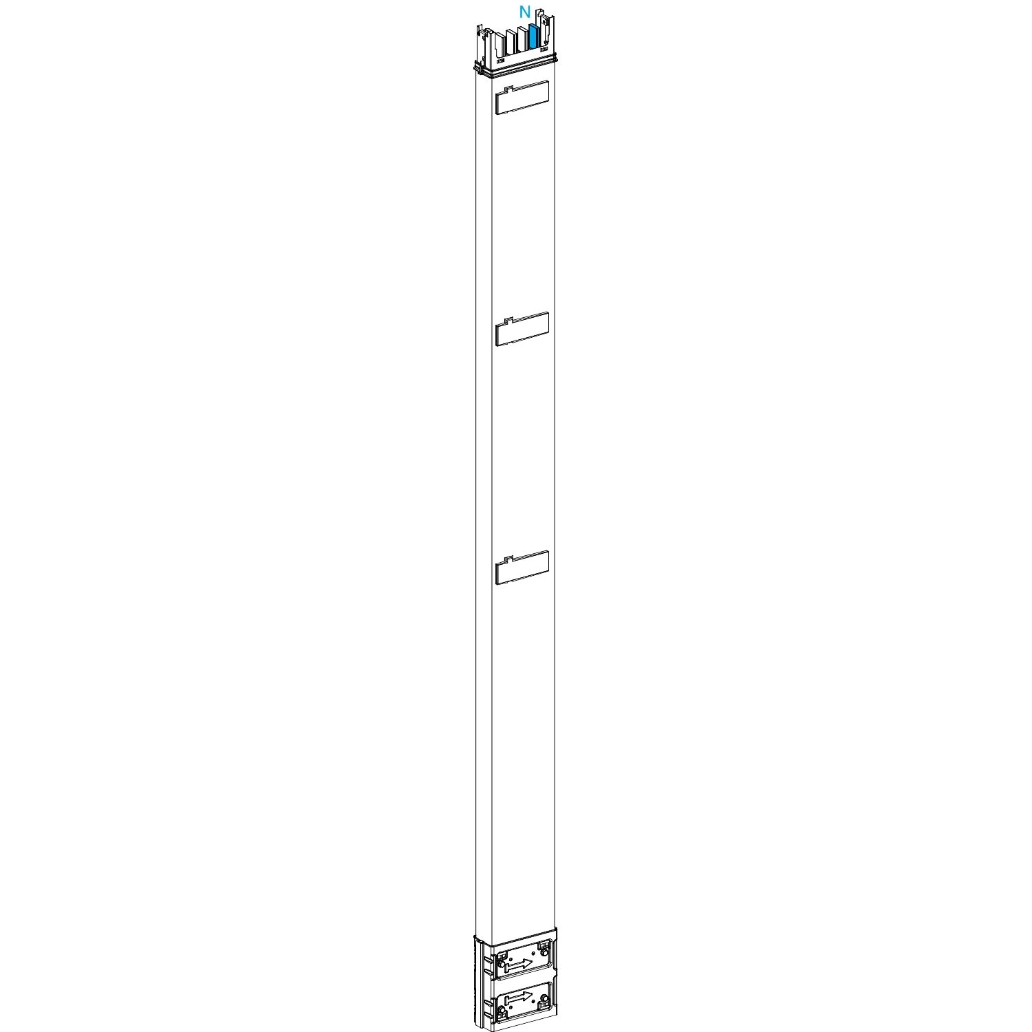 KSA400EV4203 | Schneider Electric Canalis KS Busbar Trunking, W146 mm x ...