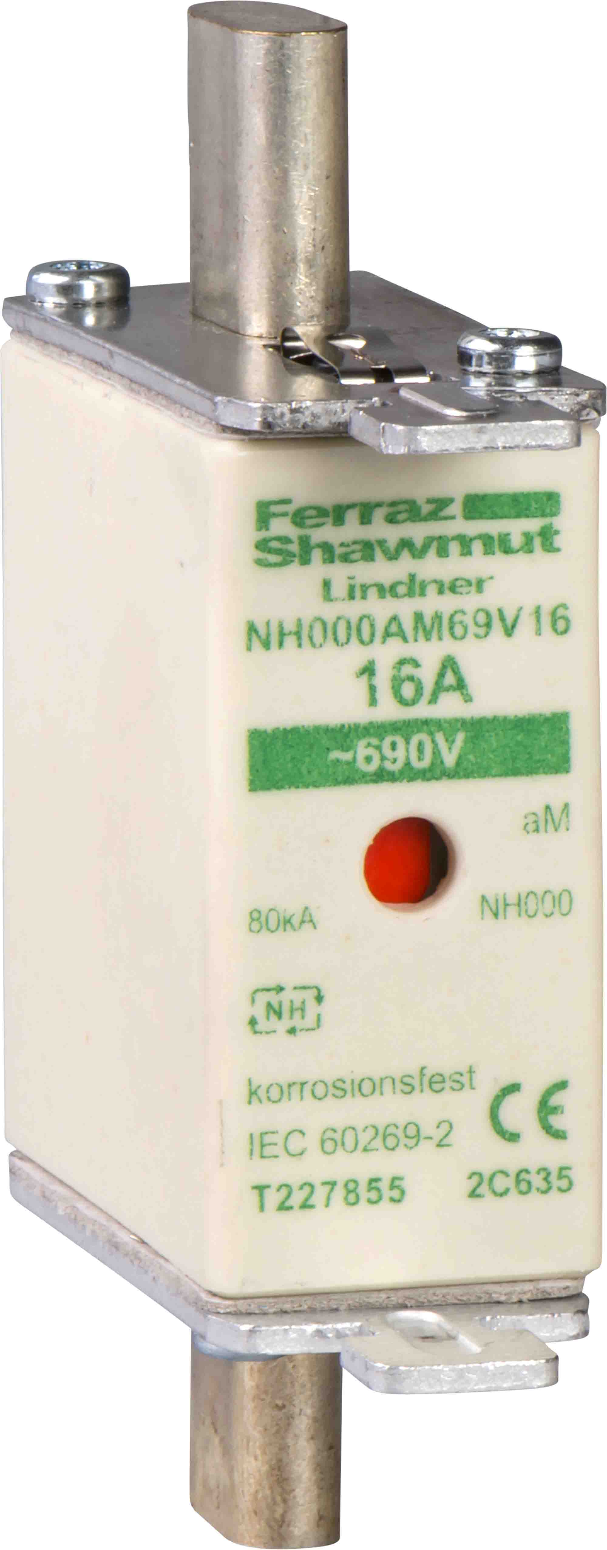 Schneider Electric 250A Centred Tag Fuse, NH1, 690V ac