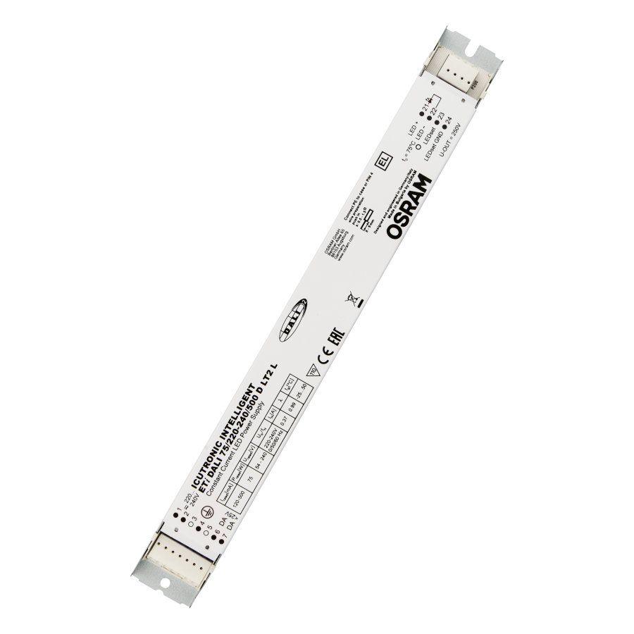 ETi-DALI-75/220-240/500-D-LT2-L | Osram LED Driver, 240V Output, 75W ...