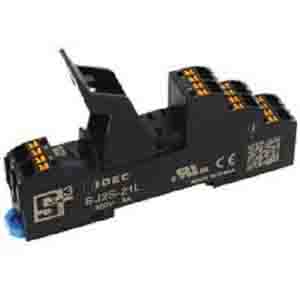 SJ Relay Socket for use with RJ & RF2S 8 Pin, DIN Rail, 300V ac