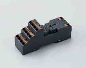 SU Relay Socket for use with RU2 8 Pin, DIN Rail, 300V ac