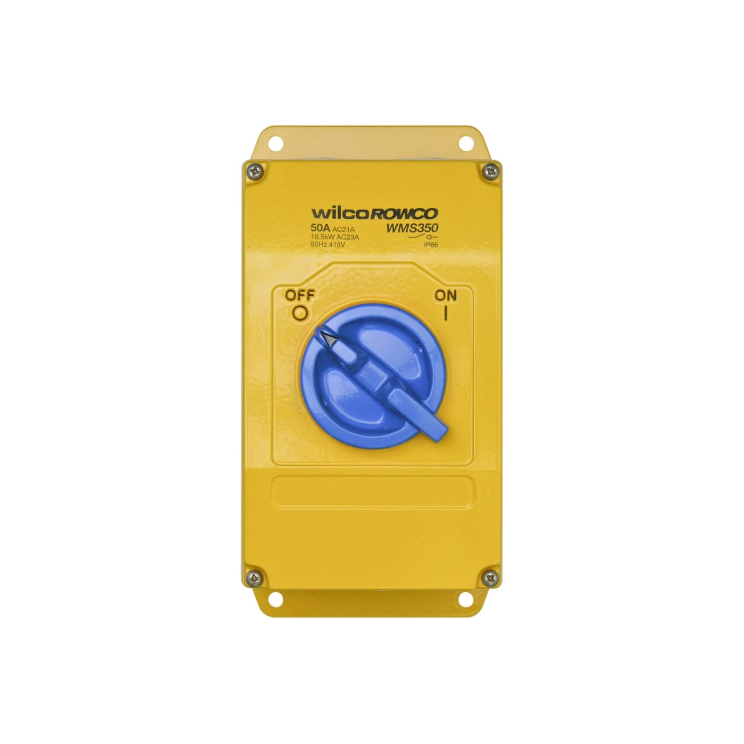 WMS363 Clipsal Electrical 3P Pole Isolator Switch 63A Maximum