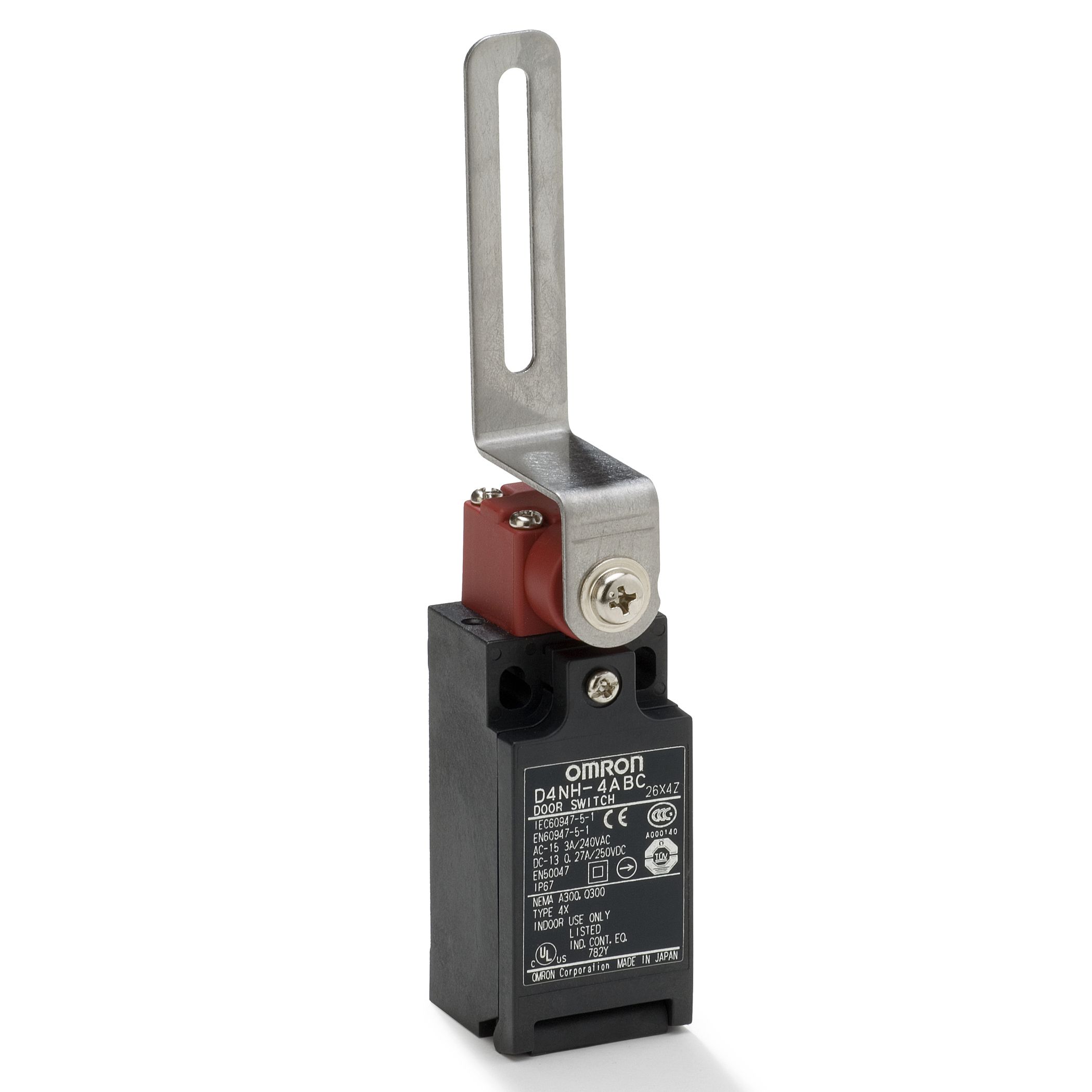 D4NH4BBC Omron D4NH Safety Interlock Switch, 2NC, Hinge Operated