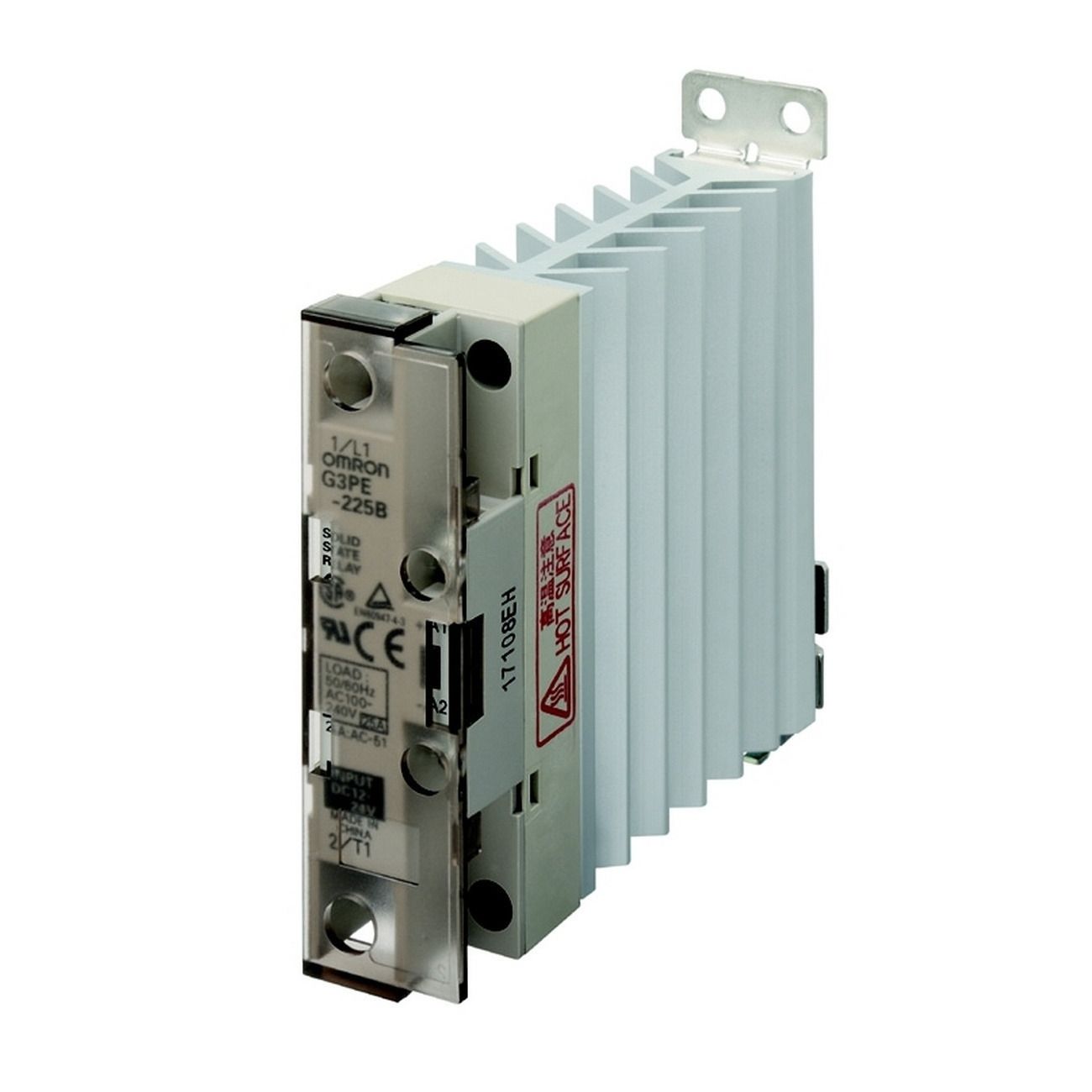 G3PE225BL 1224VDC Omron DIN Rail Solid State Relay, 25A Max. Load