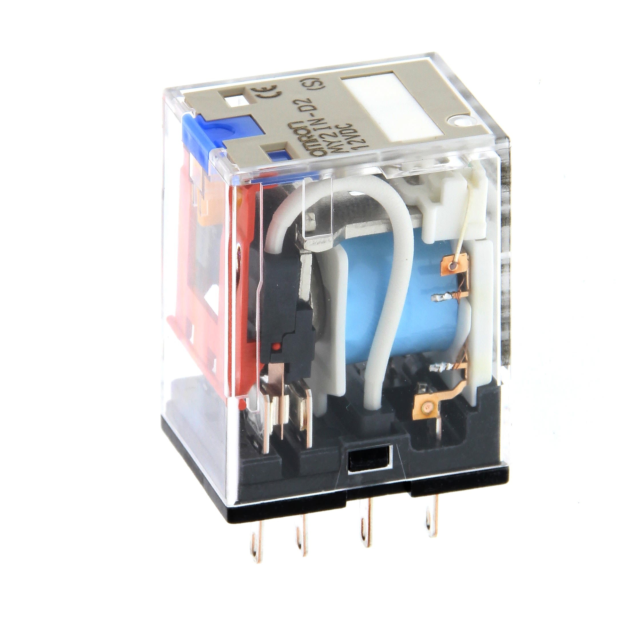 MY2IN-D2 12VDC (S) | Omron Plug In Power Relay, 12V dc Coil, 10A ...