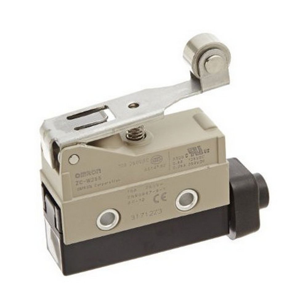 ZCW255 Omron Hinge Roller Lever Limit Switch, 1CO, IP67, SPDT, 250V