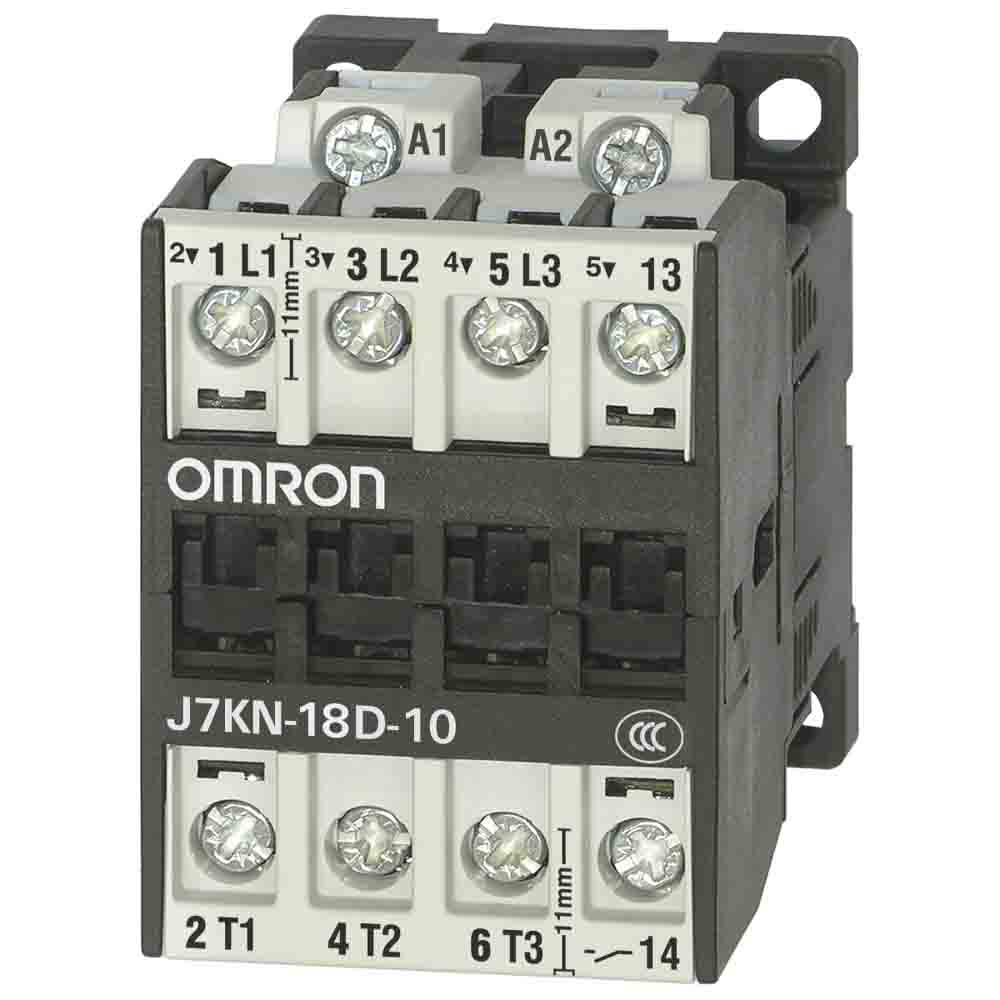 Stycznik 110 VAC Omron styki: 3 7,5 kW 18 A 1NO + 3NC J7KN-18D-10 110