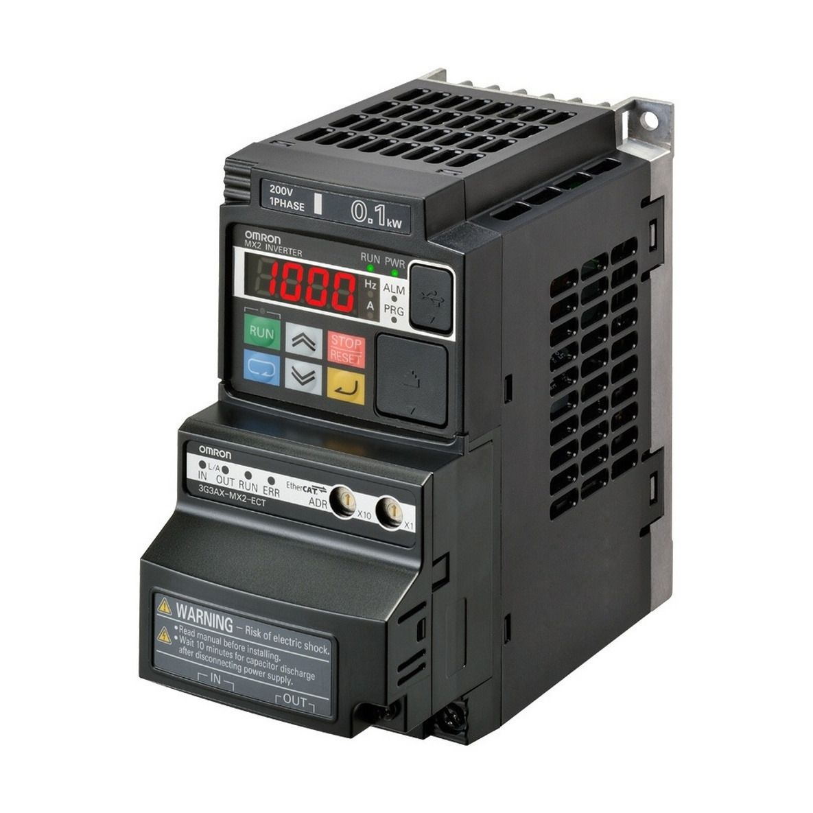 Omron Inverter Drive, 1-Phase In, 0.4 kW, 200 V ac, 3.0 A
