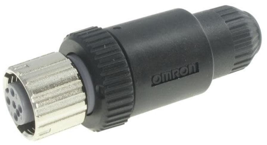 Omron XS2C Connector, 4 Contacts, M12 Connector, Socket