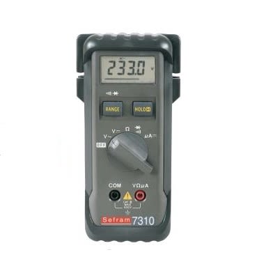 Sefram 7310 Handheld Digital Multimeter, 3mA dc Max, 600V ac Max