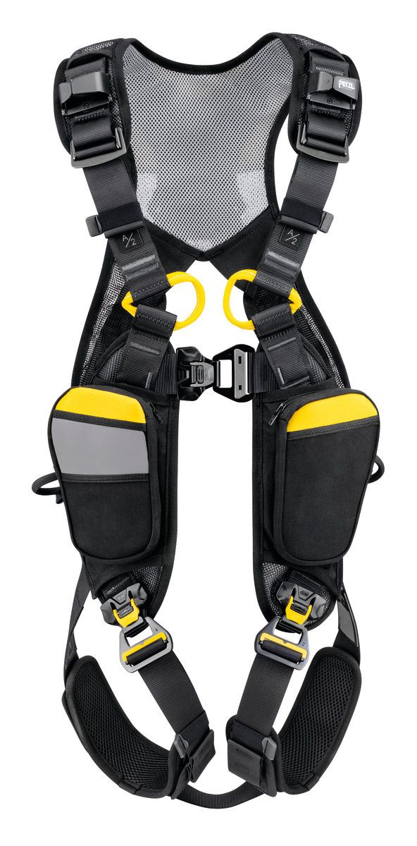 Petzl C073FA01 Front & Rear Attachment Safety Harness, 140kg Max, 1