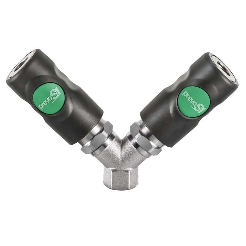 ESI 078102 PREVOST Female Safety Quick Connect Coupling, G 3/8 Female