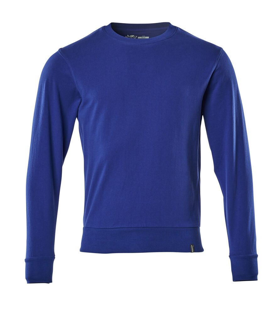 Mascot Workwear 20484 Royal Blue Organic Cotton Men's Work Sweatshirt XXL