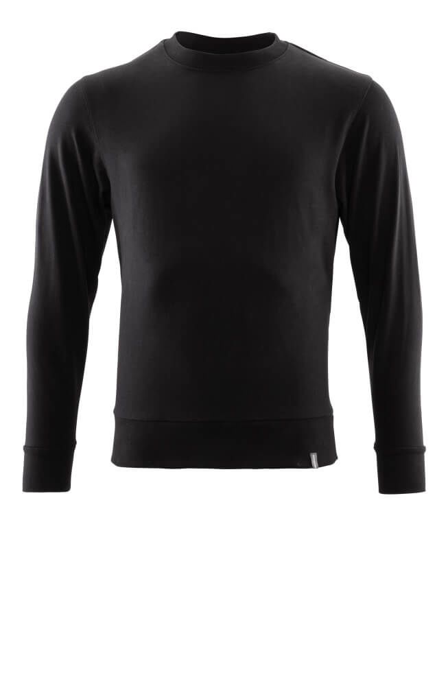 Mascot Workwear 20484 Deep Black Organic Cotton Men's Work Sweatshirt XS