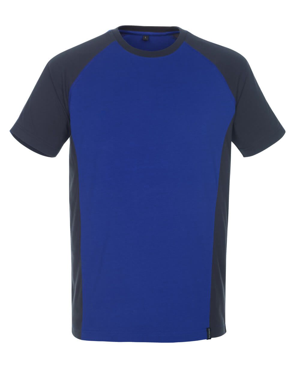 Mascot Workwear Dark Navy, Royal Blue Cotton, Polyester Short Sleeve T-Shirt, UK- L, EUR- L