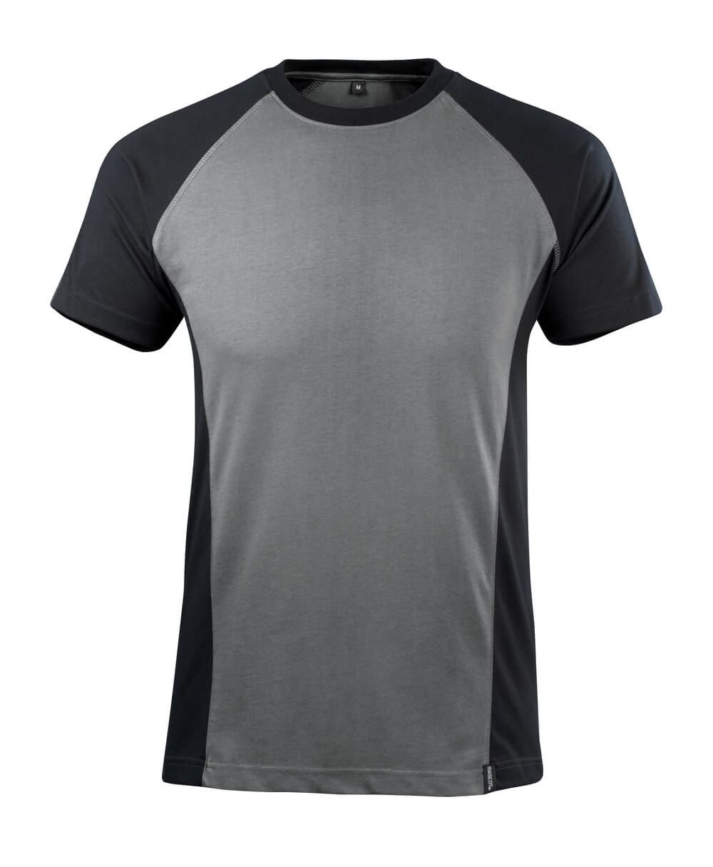 Mascot Workwear Black, Grey Cotton, Polyester Short Sleeve T-Shirt, UK- 2XL, EUR- 2XL