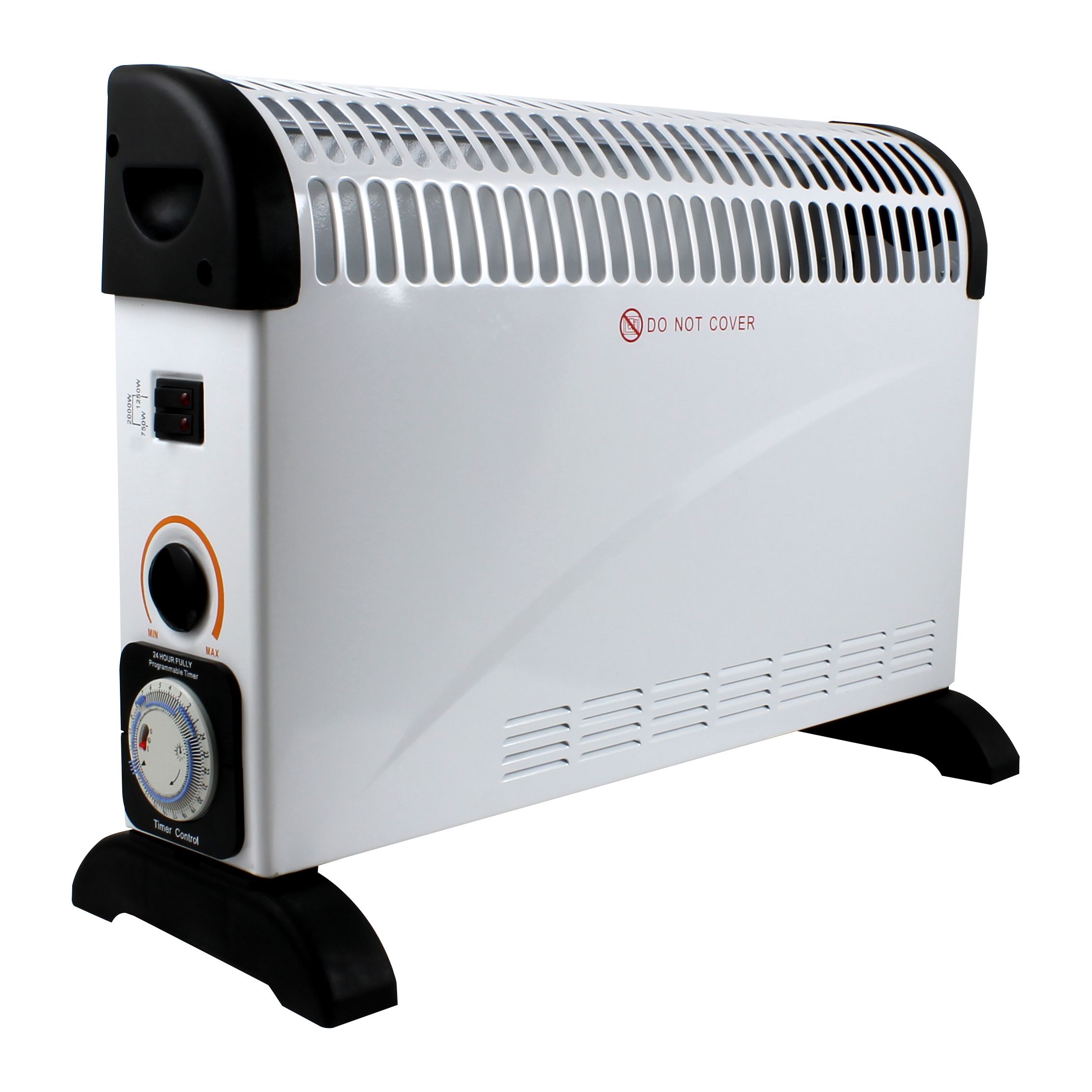 RS PRO 2kW Convector Heater, Portable, Type G - British 3-pin