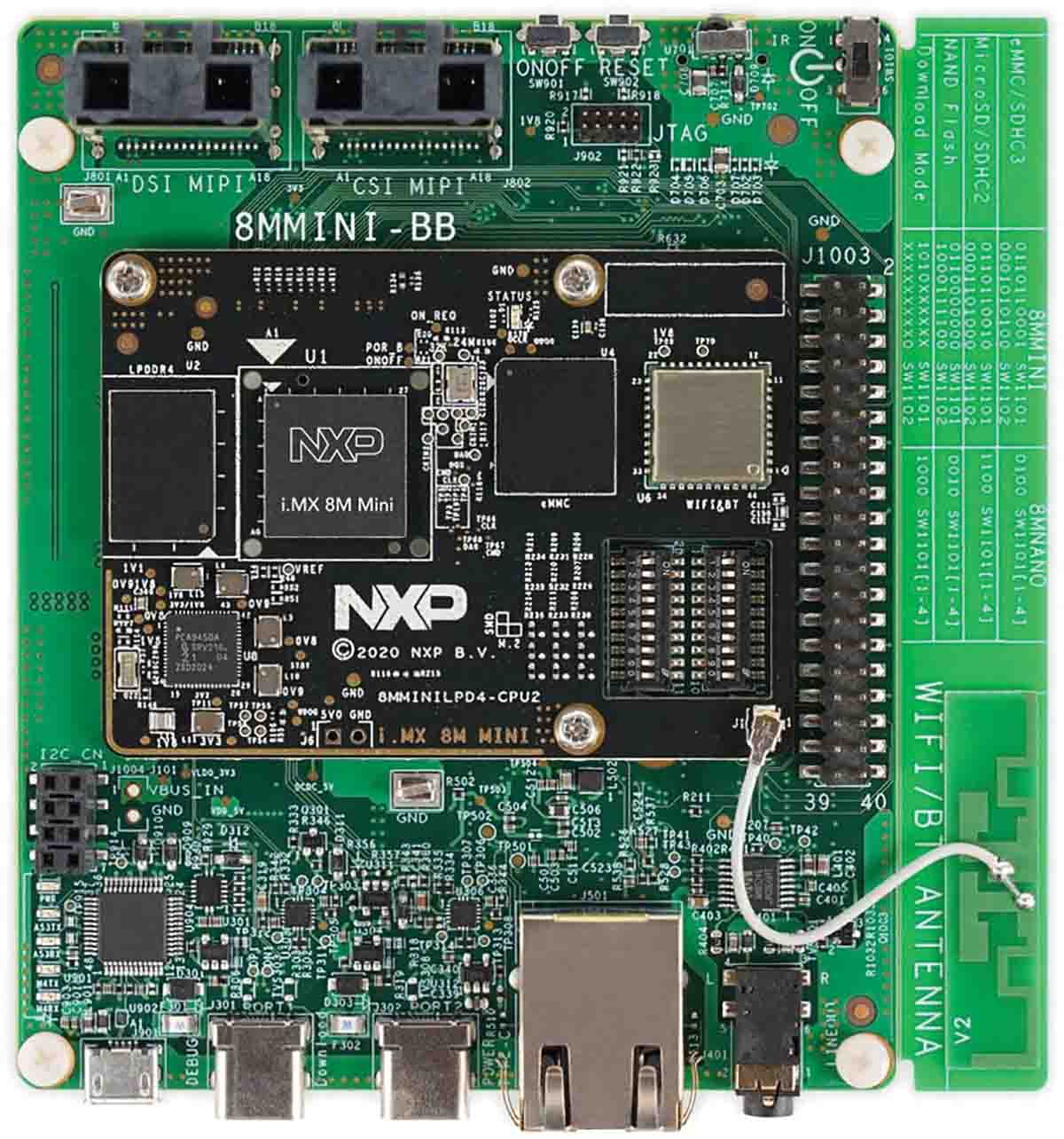 8MMINILPD4-EVKB | NXP i.MX 8M Mini LPDDR4 EVKB Board Hardware ...