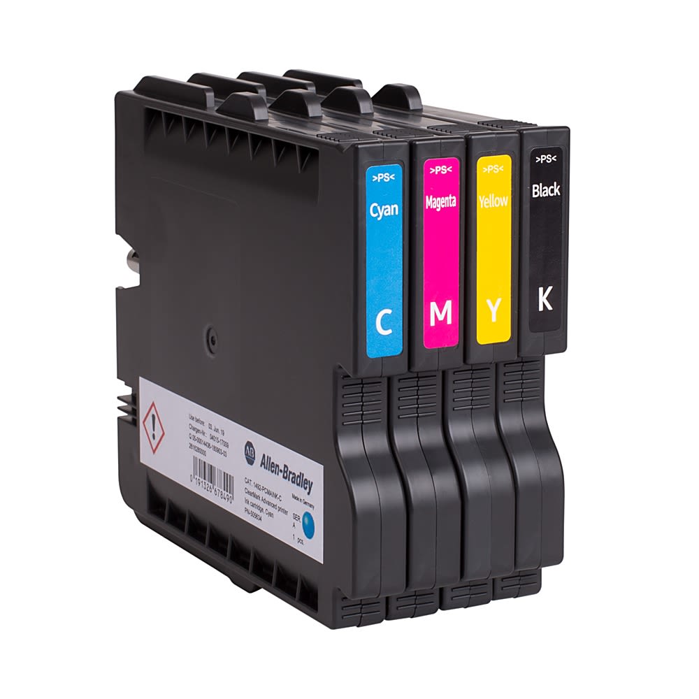 1492-PCMAINK-Y | Rockwell Automation, 1492 Printer Ink For Use With ...