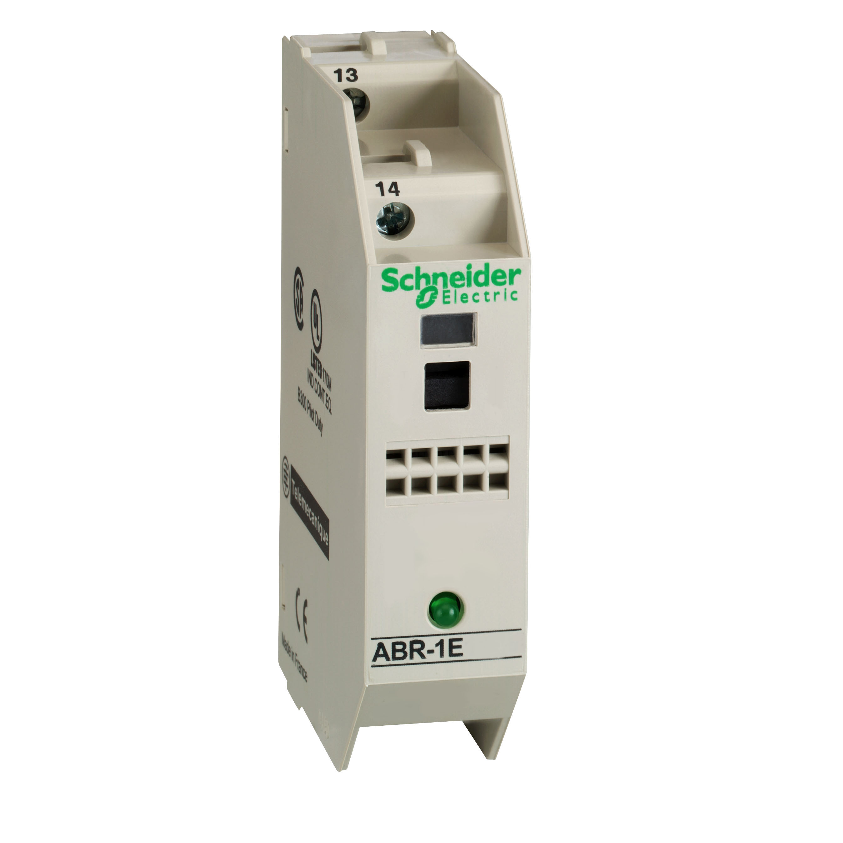 ABR1E111M Schneider Electric Interface Relay Module, 230V Coil, 7mA