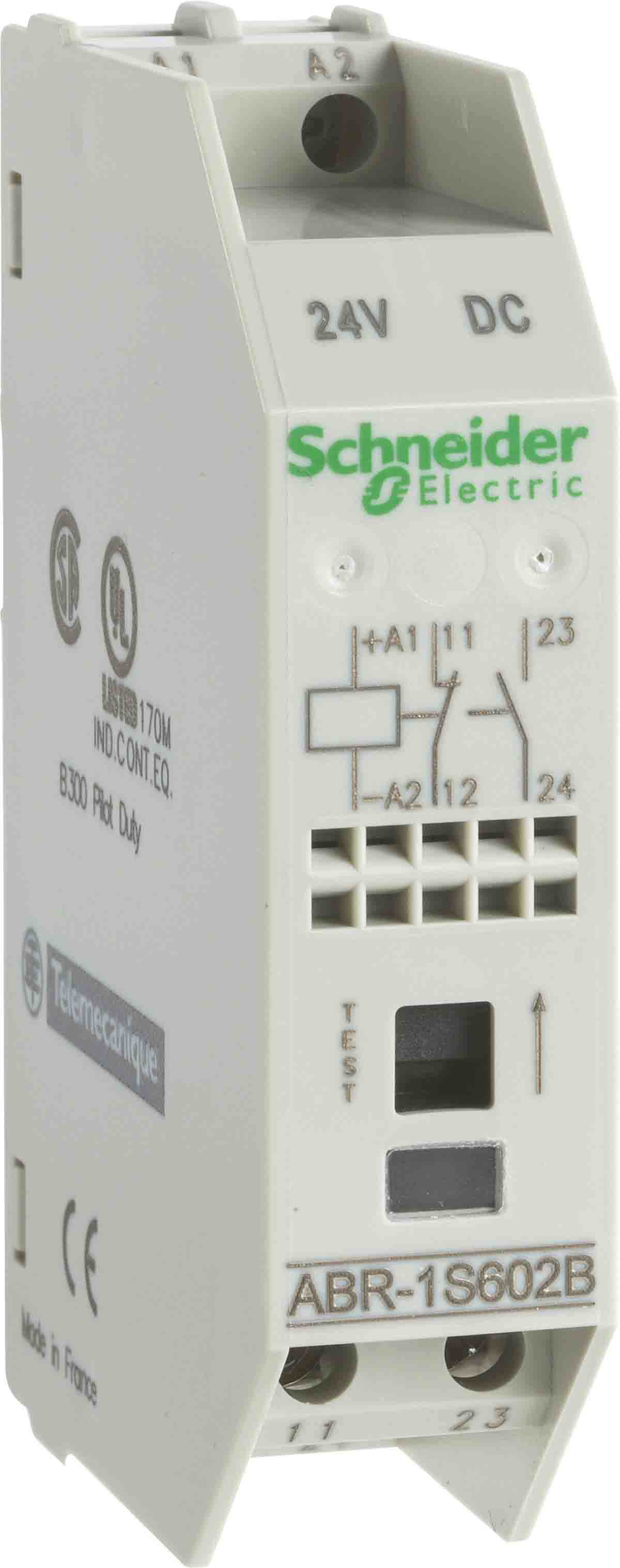 ABR1S402B Schneider Electric Interface Relay Module, 125V dc Coil