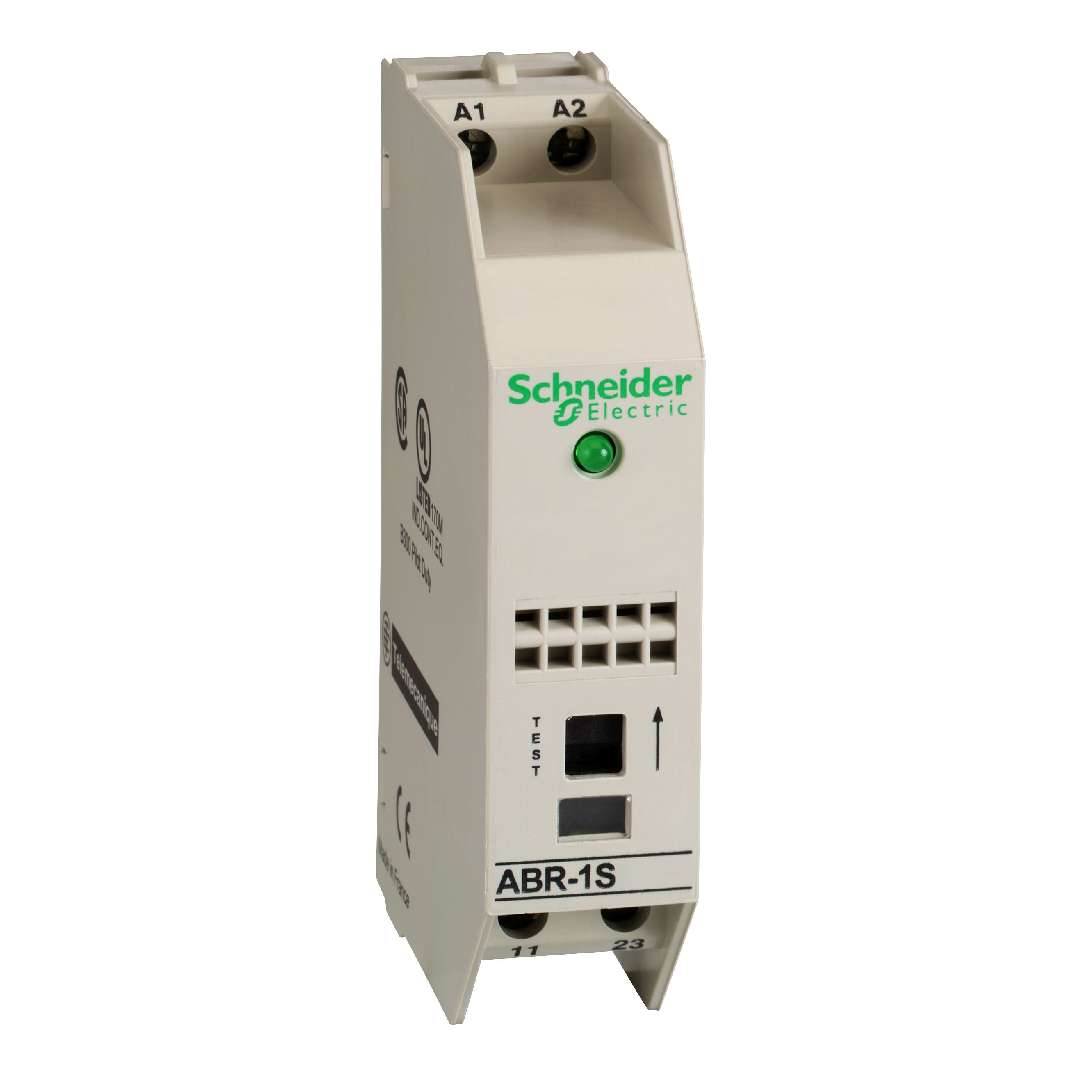 ABR1S611F Schneider Electric Interface Relay Module, 125V dc Coil