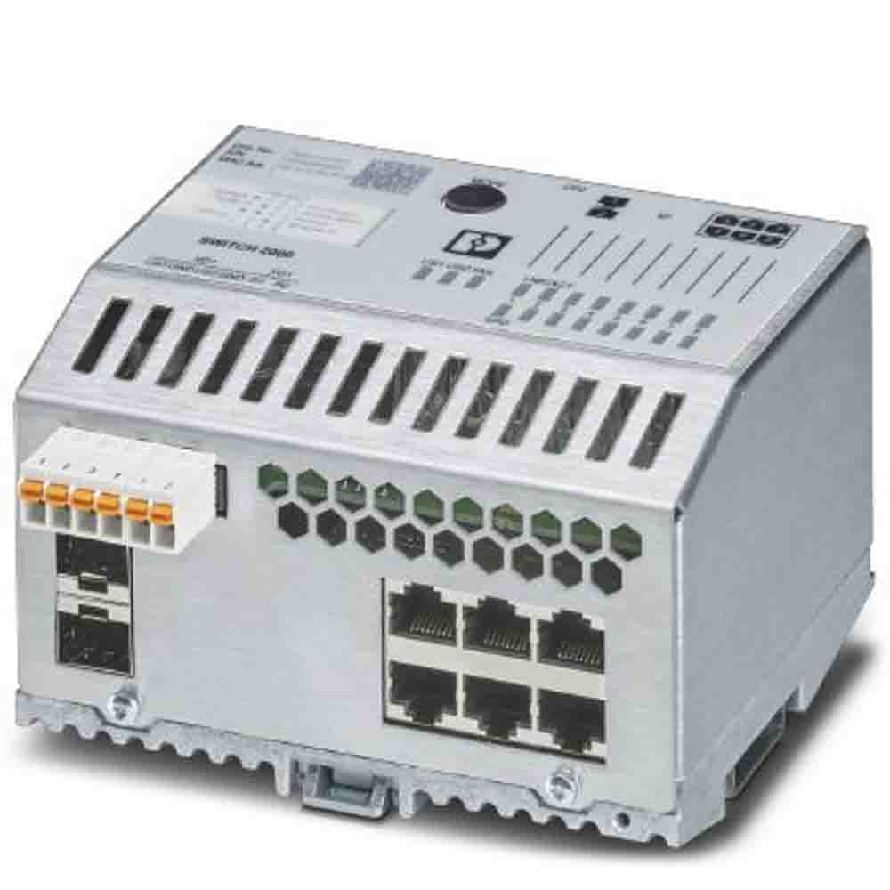 Ethernet kapcsoló 6 db RJ45 port, rögzítés: DIN-sín, 100Mbit/s