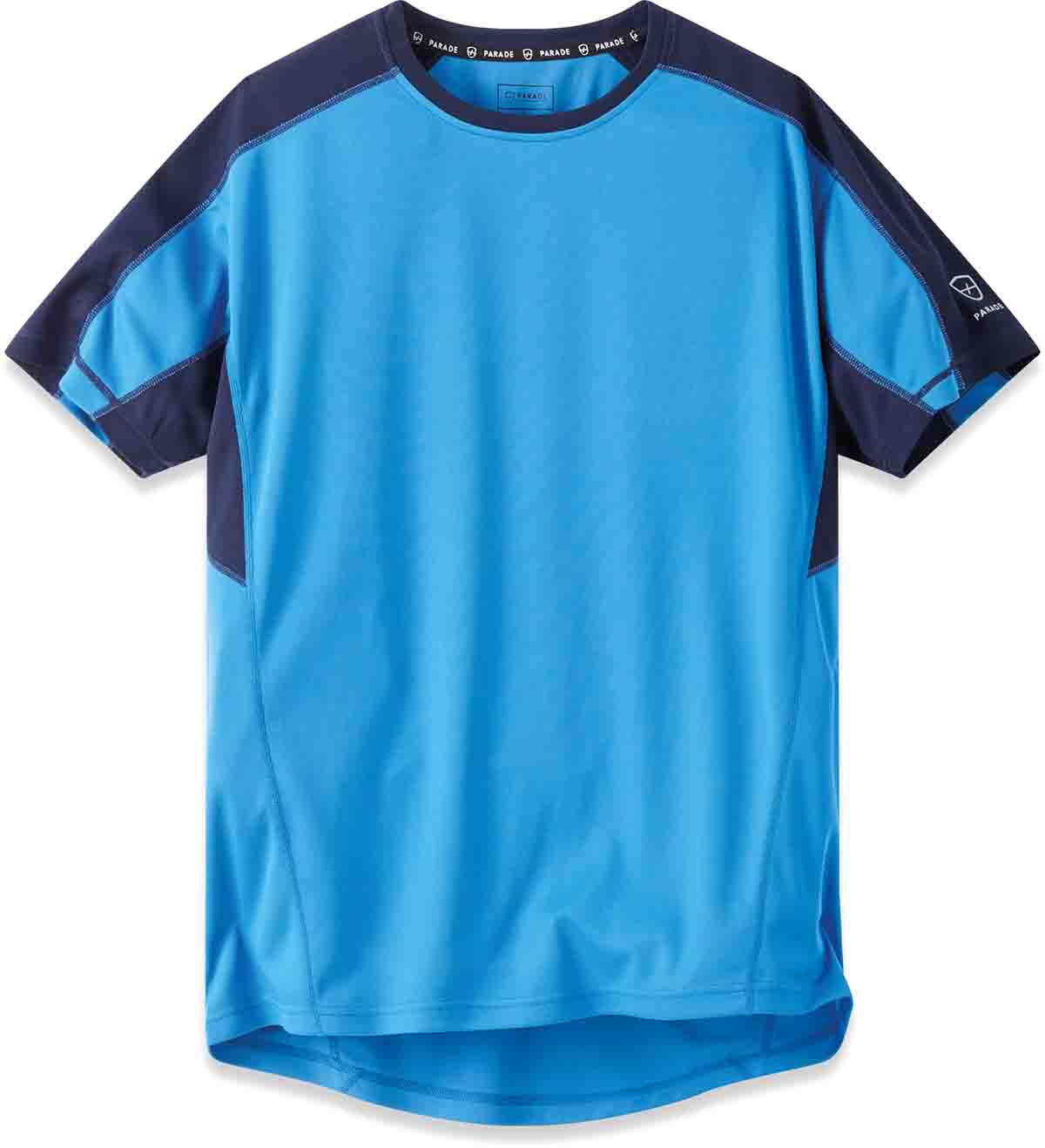 T-shirt manches courtes Bleu OYABE taille XXL, Polyester