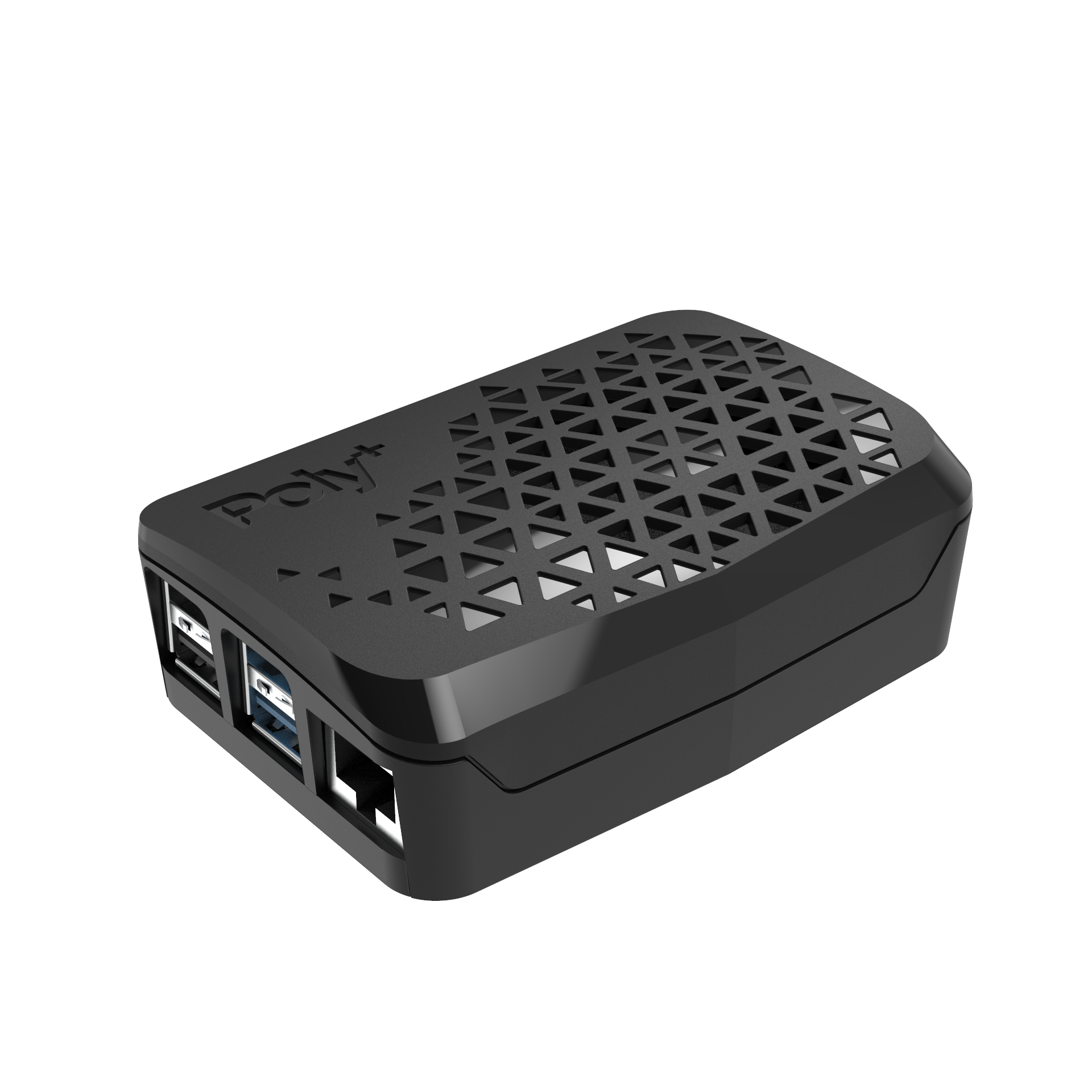 Argon 40 Plastic  Case for use with Raspberry Pi 4 in Black