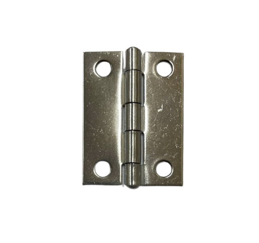 RS PRO Stainless Steel Butt Hinge, Screw Fixing 50mm x 38mm x 1.2mm