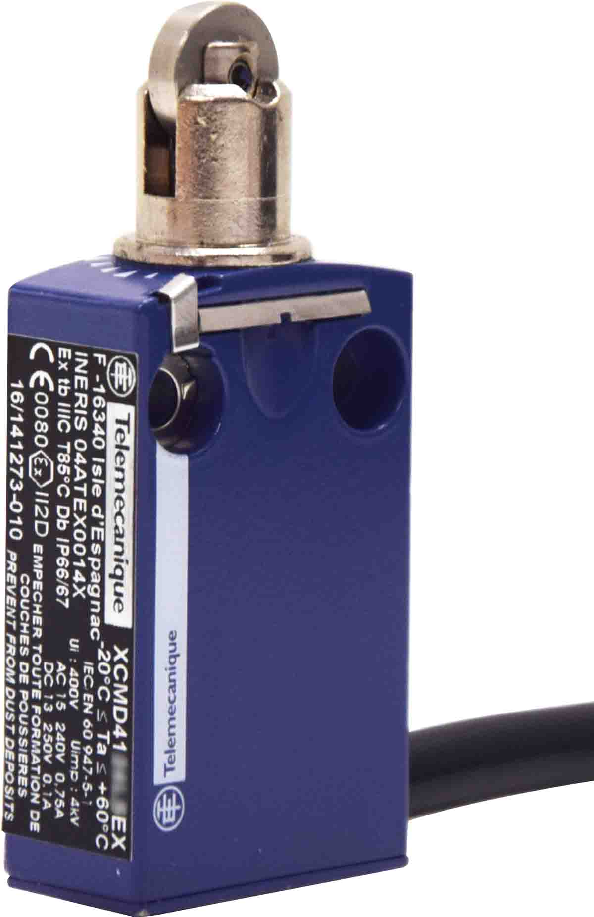 XCMD4102L5EX Telemecanique Sensors Roller Limit Switch, 2NO/2NC, IP66