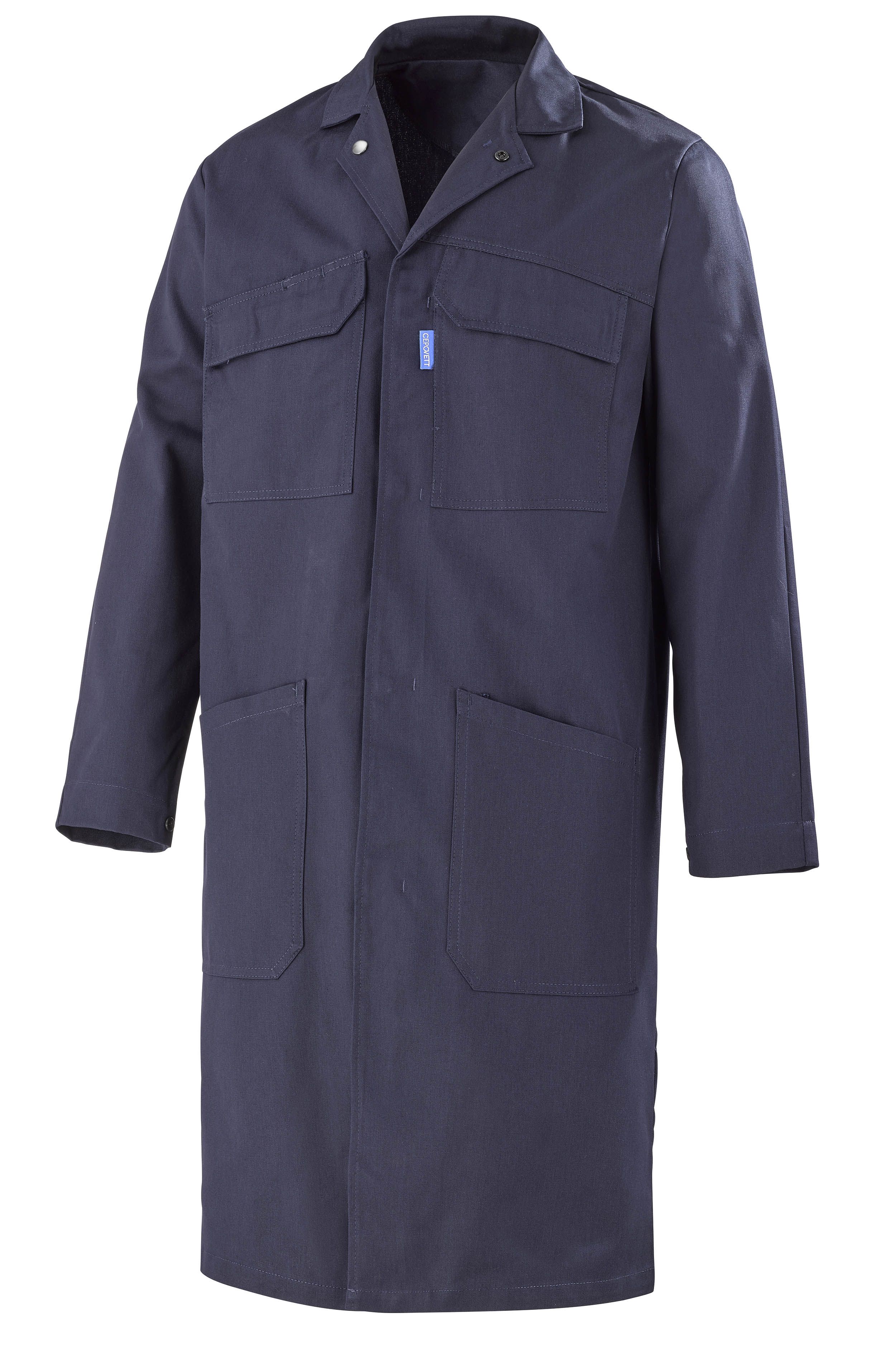 Blouse de travail Cepovett Safety, Homme, Bleu foncé, taille XXL, Réutilisable, Coton, polyester