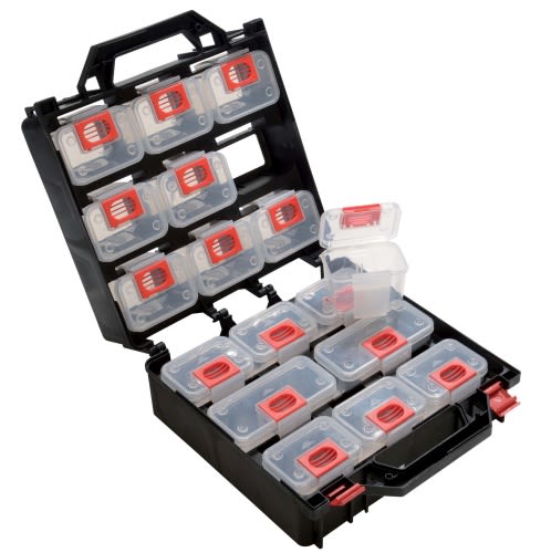 SAM 14 Cell Plastic Storage Box, 350mm x 300mm x 145mm