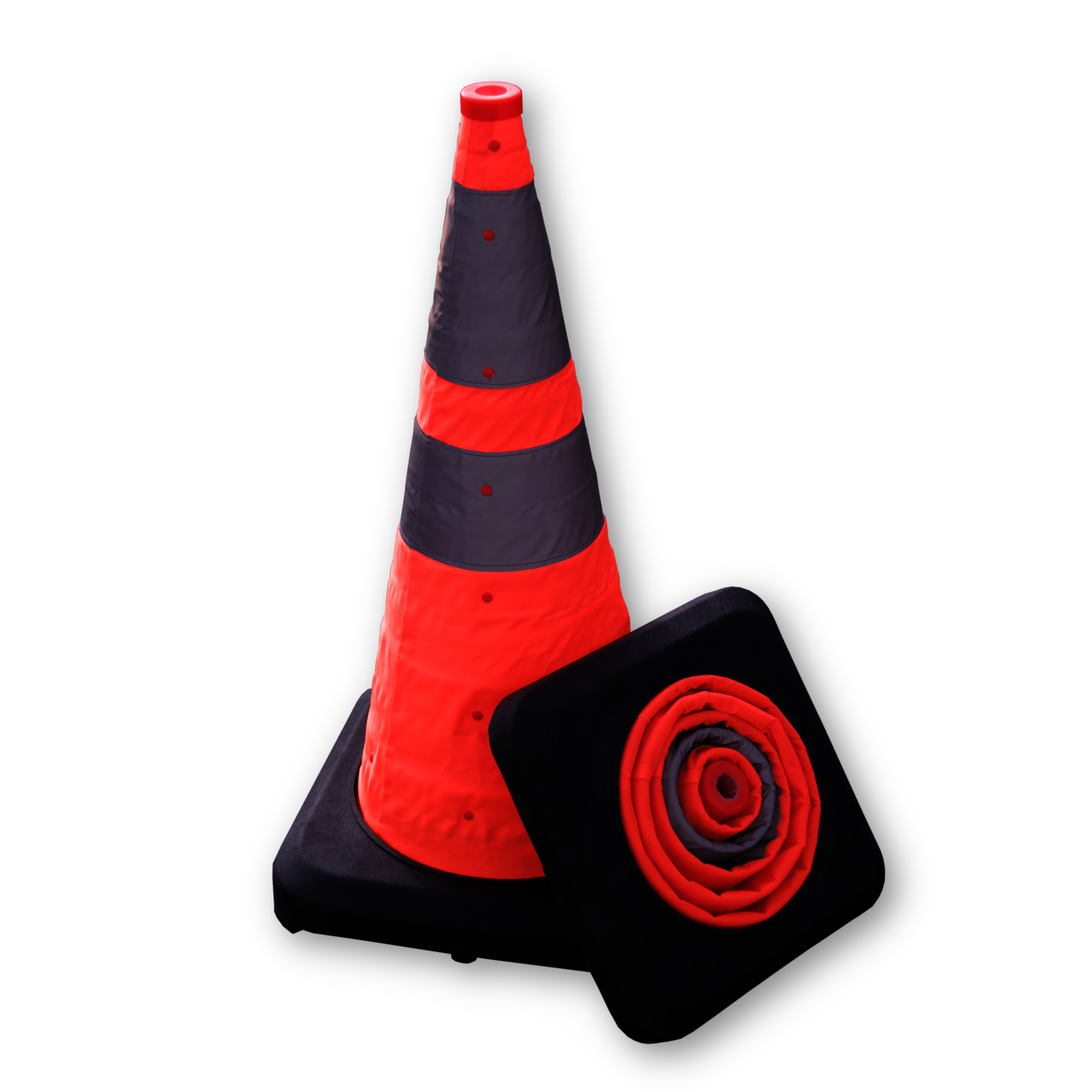 RS PRO Weighted Orange 50 cm Fabric Traffic Cone