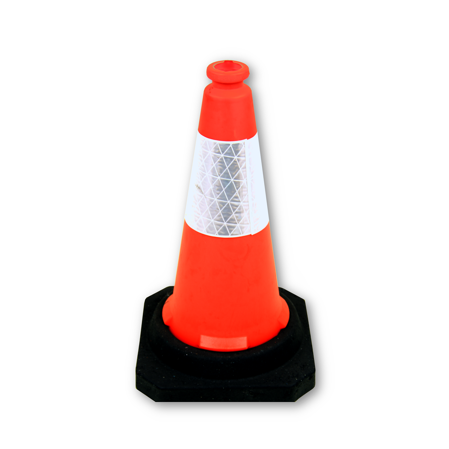 RS PRO Weighted Orange 50 cm Polyethylene Traffic Cone