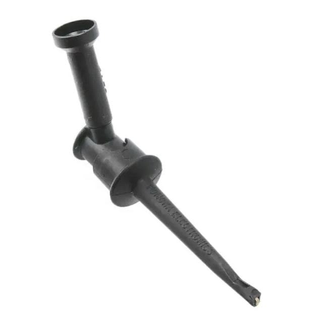 4723-0 | Pomona Black Grabber Clip, 5A, 60V dc, 3mm Tip, 4.2mm Socket | RS