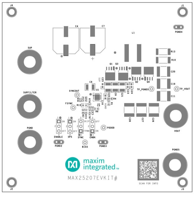 Maxim Integrated MAX25207EVKIT# MAX25207 Evaluation Kit Buck Controller for MAX25207 for MAX25207
