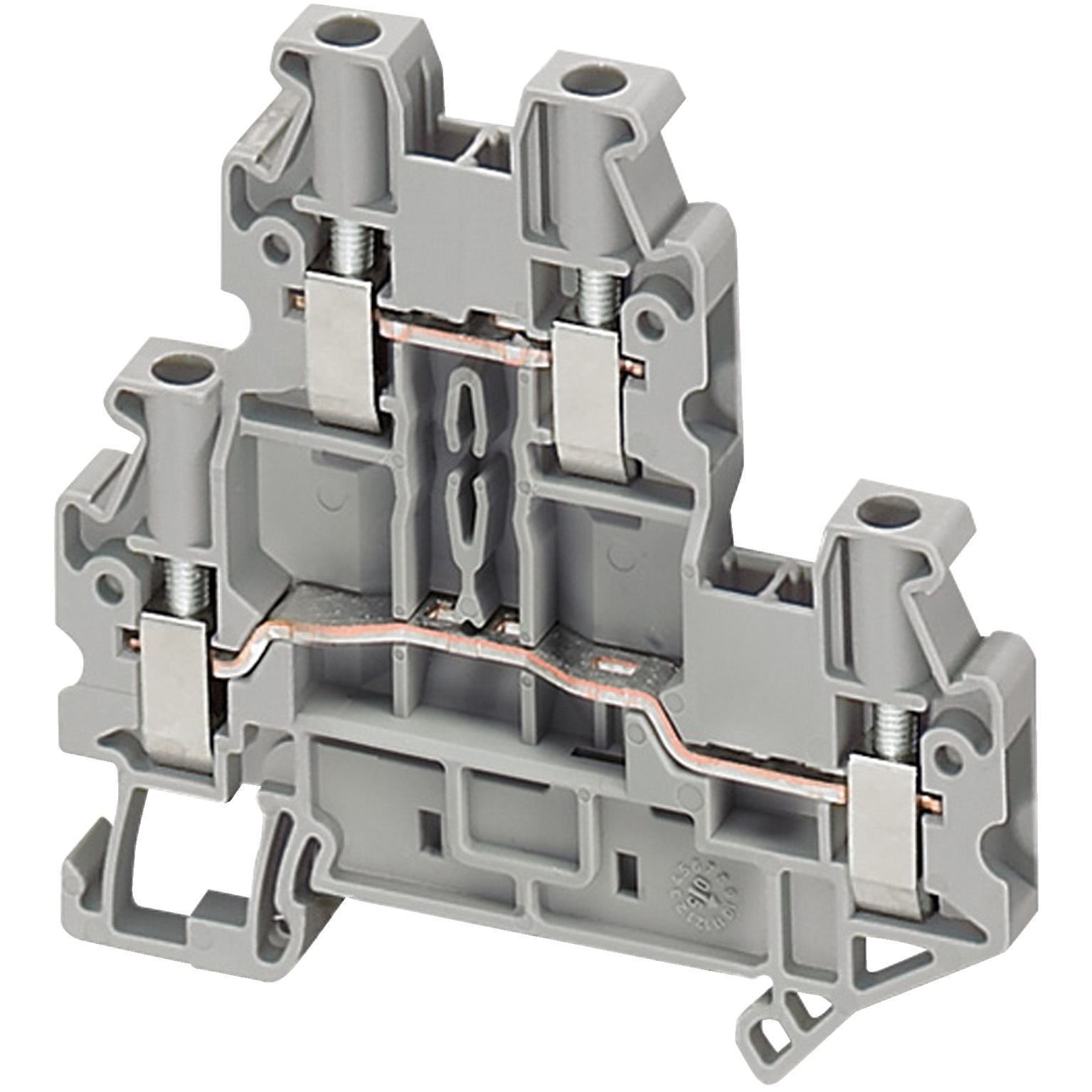 NSYTRV44D | Schneider Electric Grey TRV DIN Rail Terminal Block, 4mm² ...