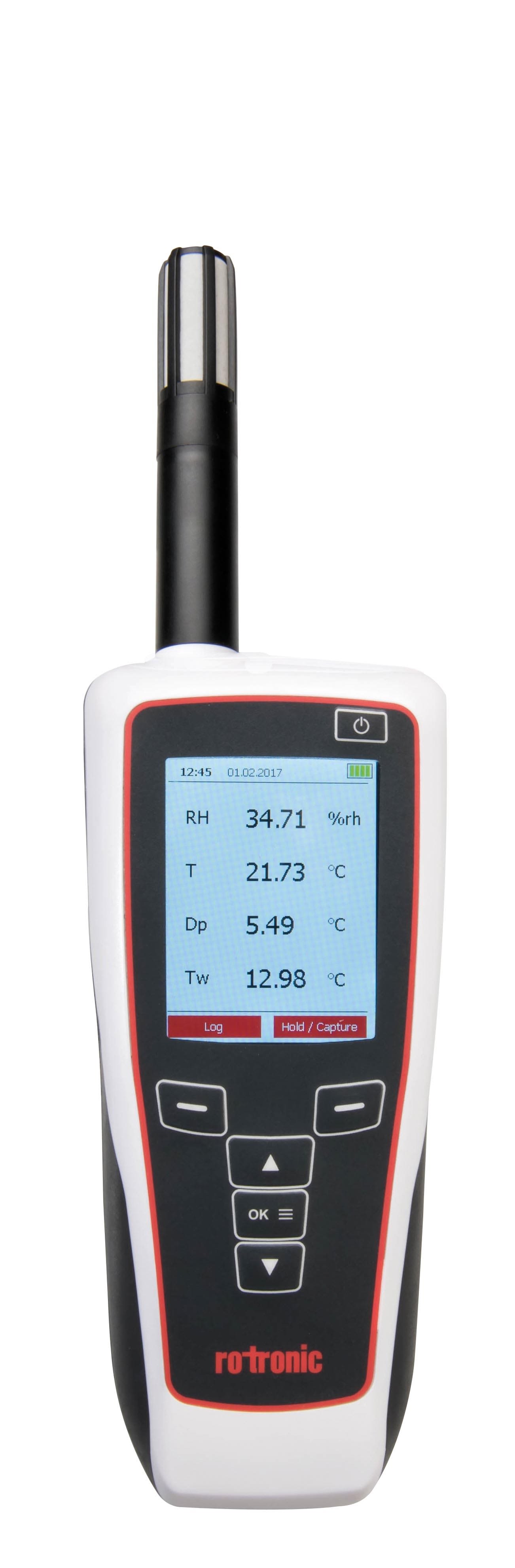 Roline HP31 Hygrometer, Typ Digitalhygrometer, absolut +60°C / 100%RH,  +/- 0,3 °C 0.01°C 0.01%RH