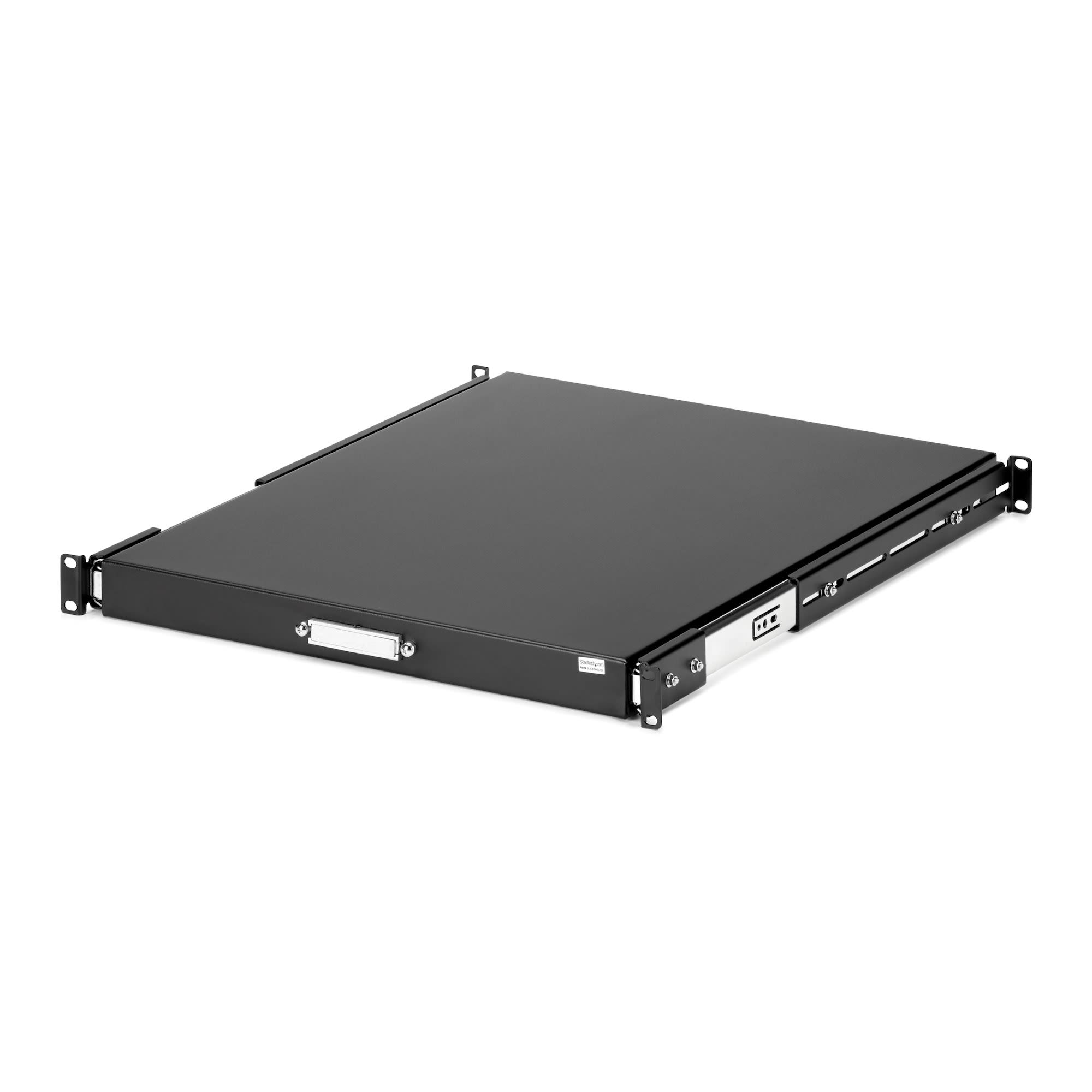 Bandeja para armario en rack de servidores 1U StarTech.com No de Acero Negro, 550mm x 483mm, carga máx. 25kg