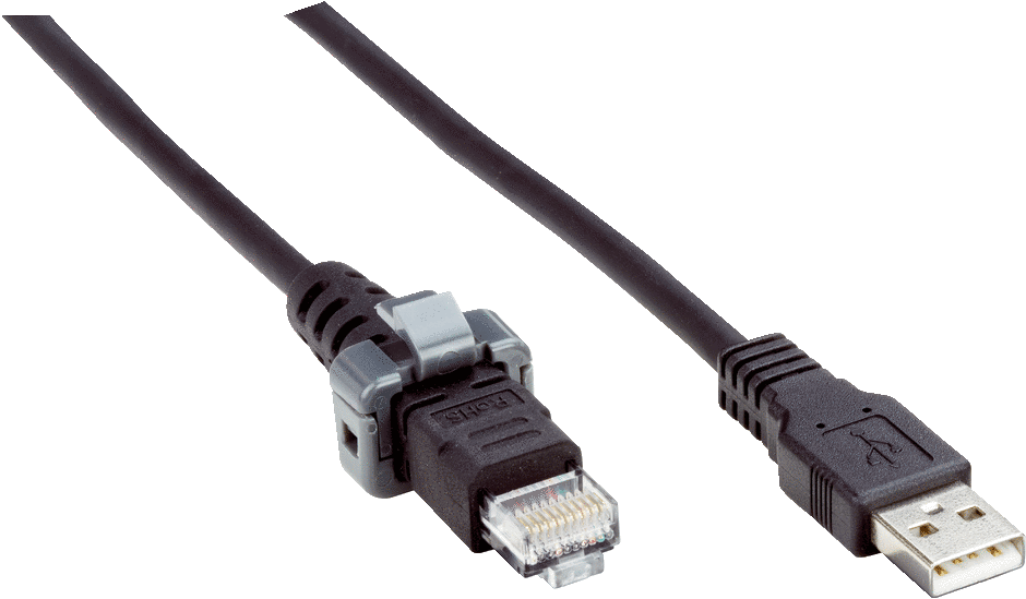 Sick 1.8m RJ45 to USB A Cable Assembly