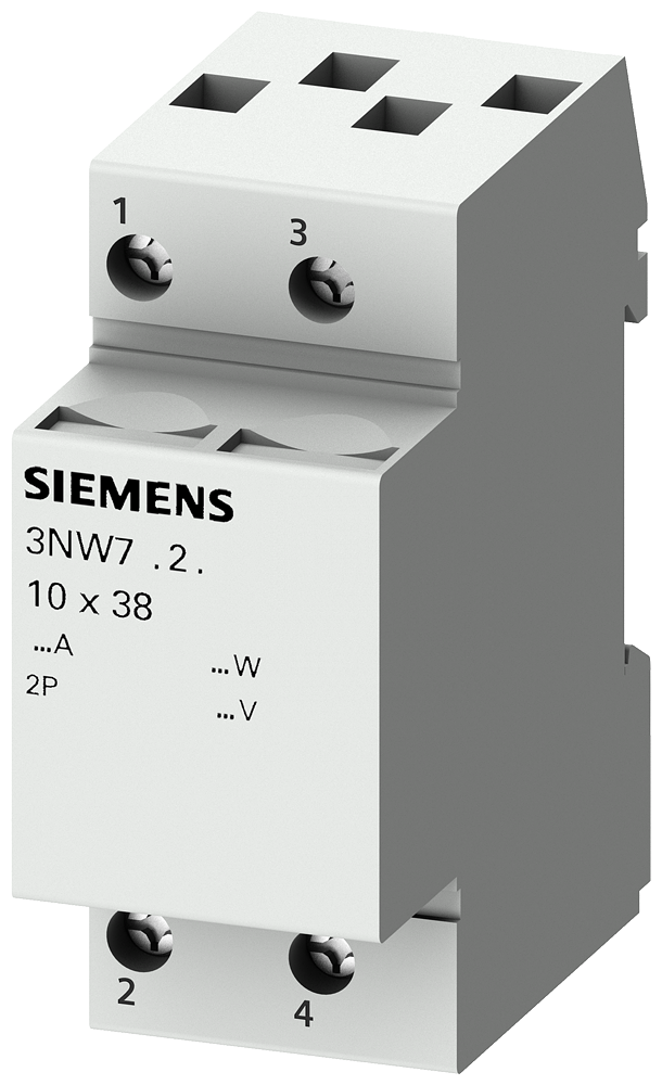 3nw7023-siemens-32a-rail-mount-fuse-holder-for-10-x-38mm-fuse-2p