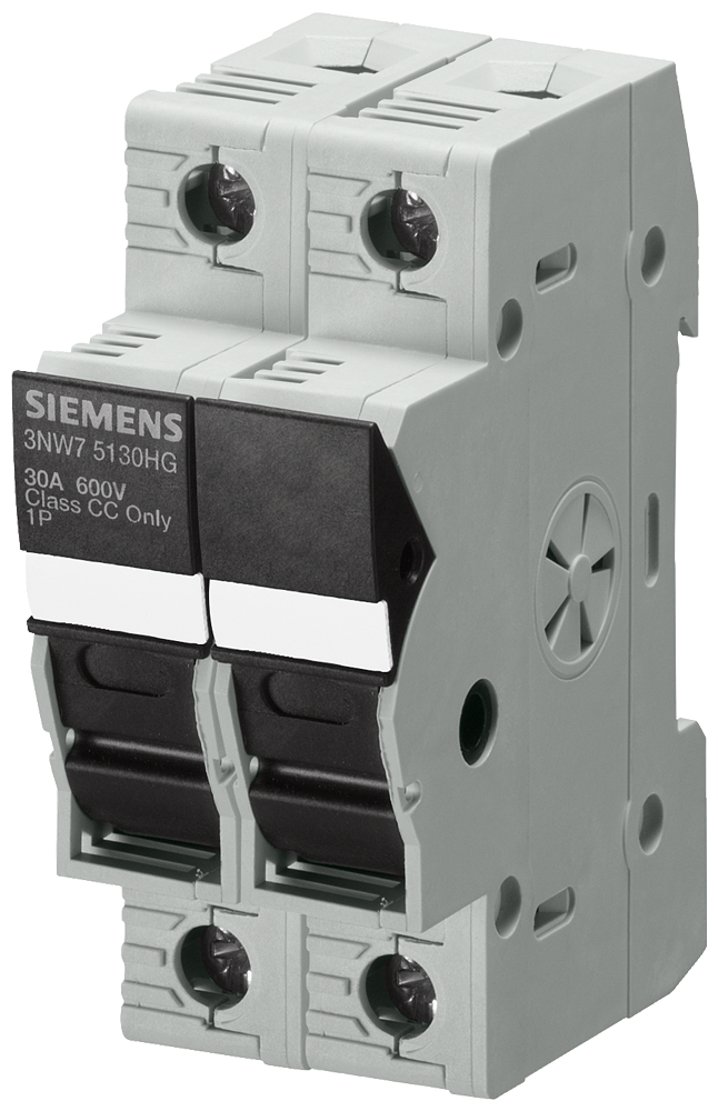3NW75230HG Siemens 30A Rail Mount Fuse Holder, 2P, 600V RS