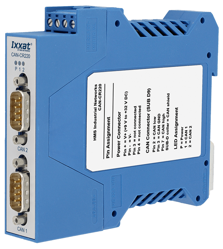 Ixxat D-sub, 9-Pin (Serial) to D-sub, 9-Pin (Serial) Industrial Interface Converter