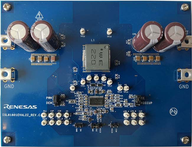 Renesas Electronics ISL81801EVAL2Z ISL81801EVAL2Z Buck-Boost Controller for ISL81801 for ISL81801 HTSSOP IC