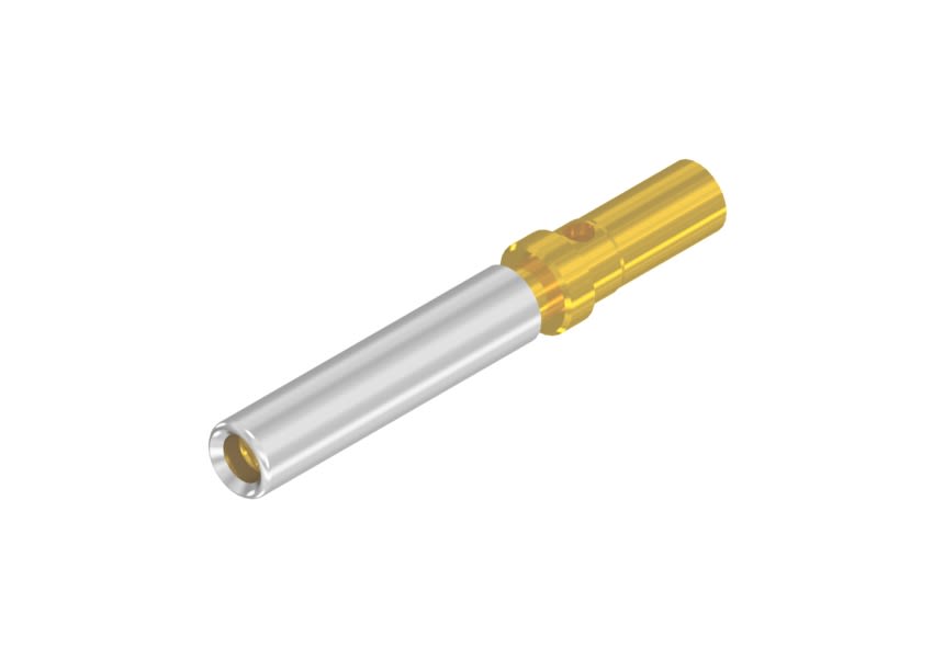 CONEC size 1.69mm Female Crimp D-sub Connector Contact, Gold over Nickel Socket, 24 → 20 AWG
