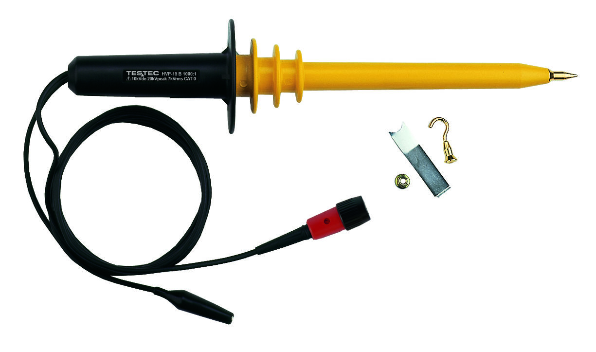 Sonda pro osciloskop 15010, typ sondy: Vysokonapěťové 40MHz 1000:1 BNC, číslo modelu: TT-HVP 15B Testec