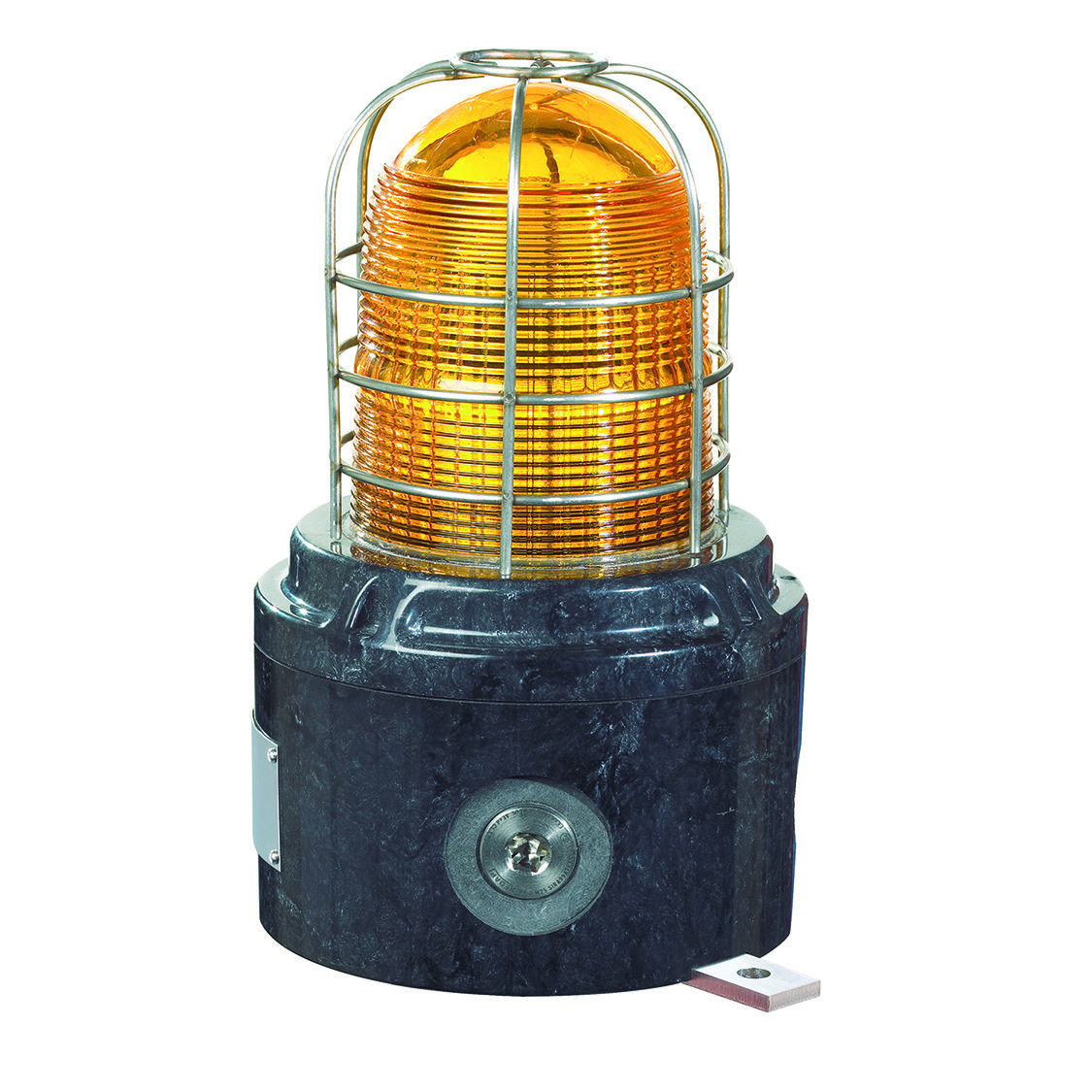 Eaton HAC LD15 Series Yellow Beacon, 12-48 V, Direct Mount with Backstrap, LED Bulb