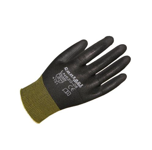 LN620-10 | Liscombe Contact Touch Black Nylon Cut Resistant Work Gloves ...